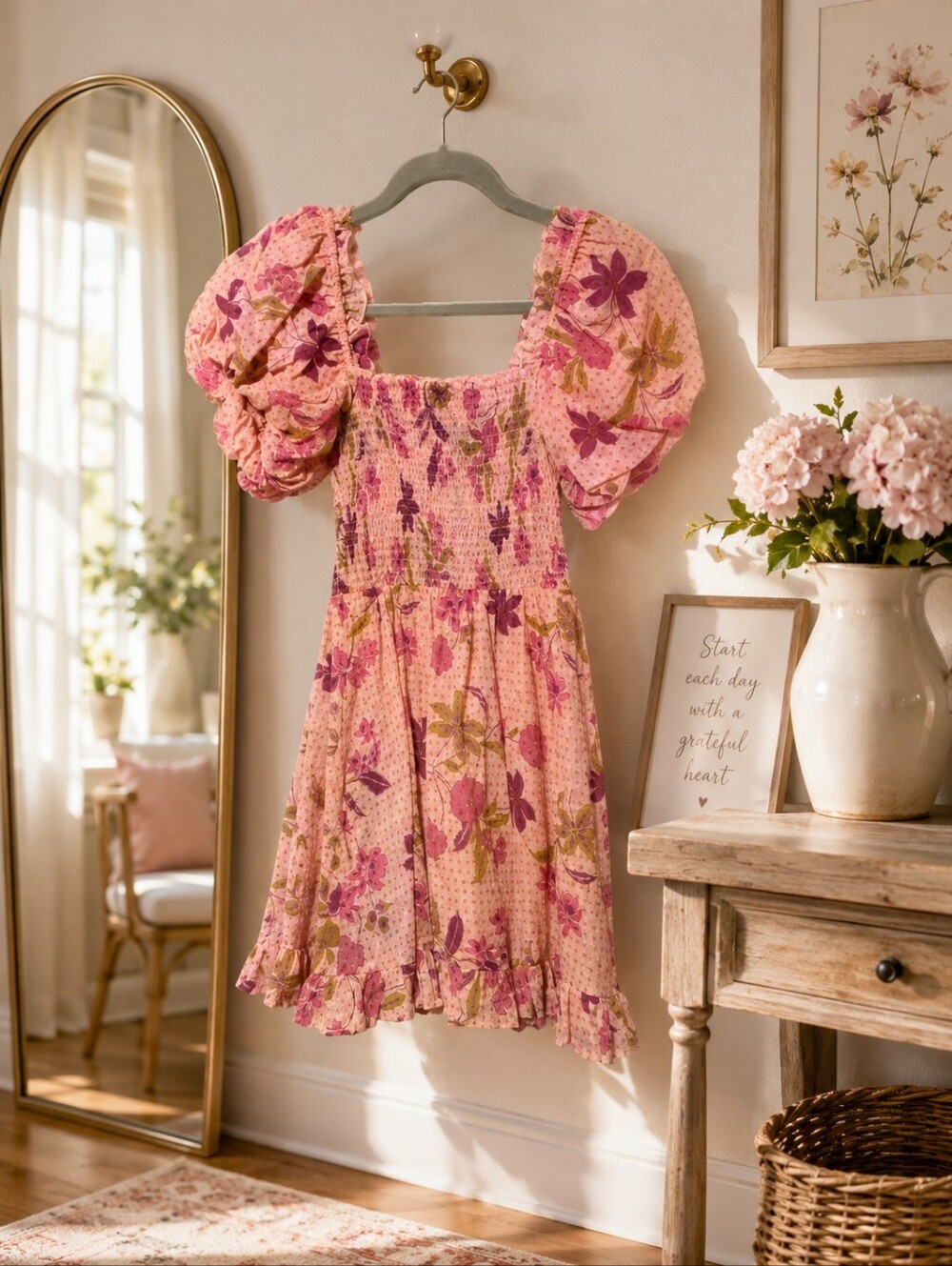 Floral Pink Dress